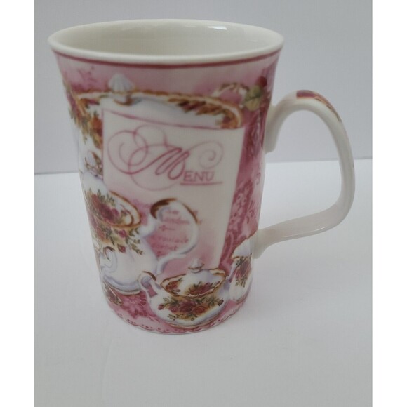 Royal Albert Old Country Roses Mug AFTERNOON TEA by Philippa Mitchell Pink White - Picture 3 of 6